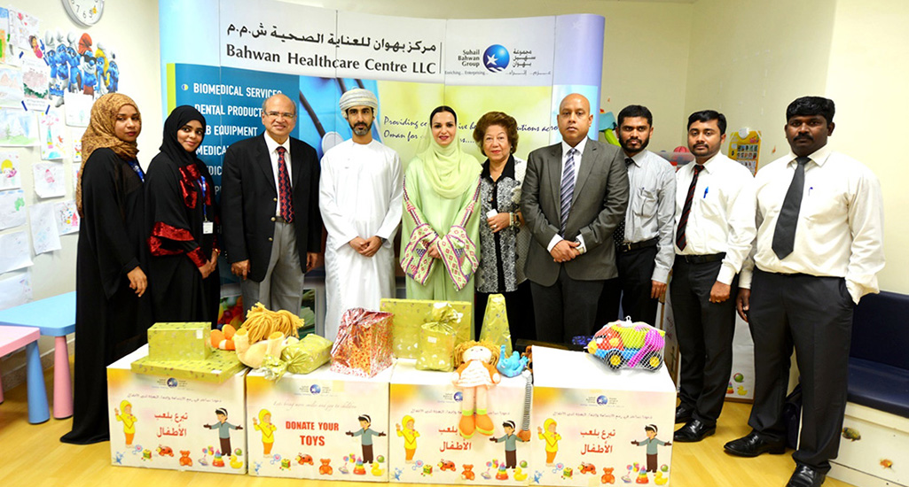 Suhail Bahwan Group Employees Donate Toys to Royal Hospital